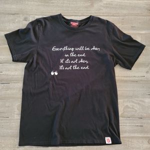 Strawberry Field / The Salvation Army Women's T-Shirt Size Medium Black